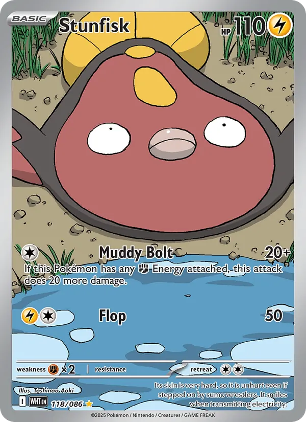 Stunfisk — White Flare #118 (Pokémon TCG card)