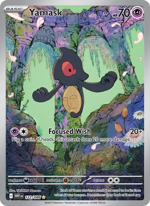 Yamask — White Flare #122 (Pokémon TCG card)