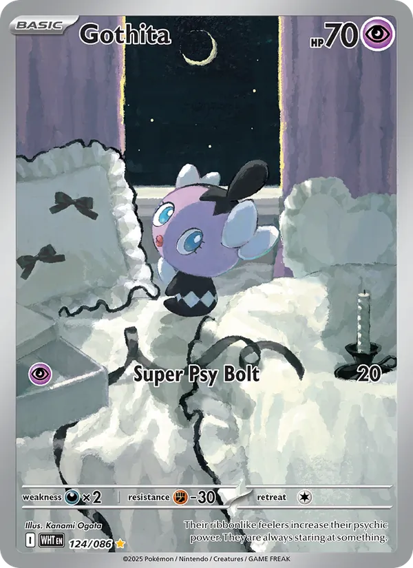 Gothita — White Flare #124 (Pokémon TCG card)