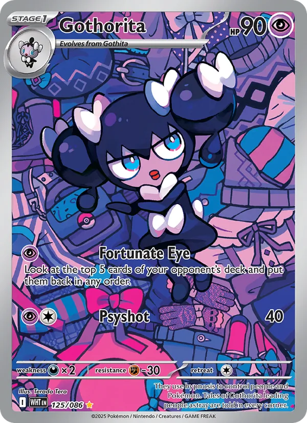 Gothorita — White Flare #125 (Pokémon TCG card)
