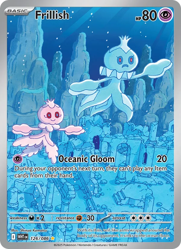 Frillish — White Flare #126 (Pokémon TCG card)