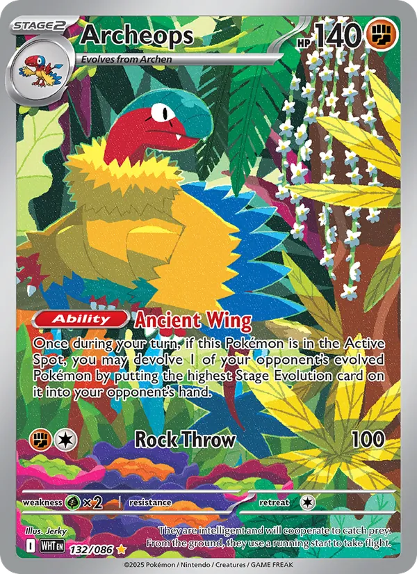 Archeops — White Flare #132 (Pokémon TCG card)