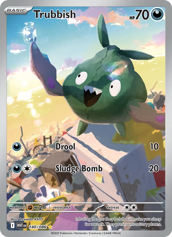 Trubbish — White Flare #140 (Pokémon TCG card)