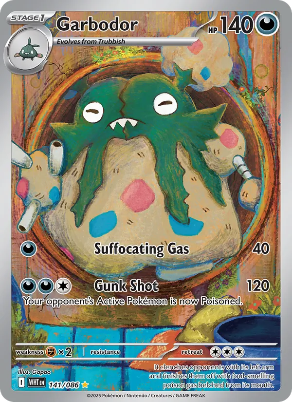 Garbodor — White Flare #141 (Pokémon TCG card)