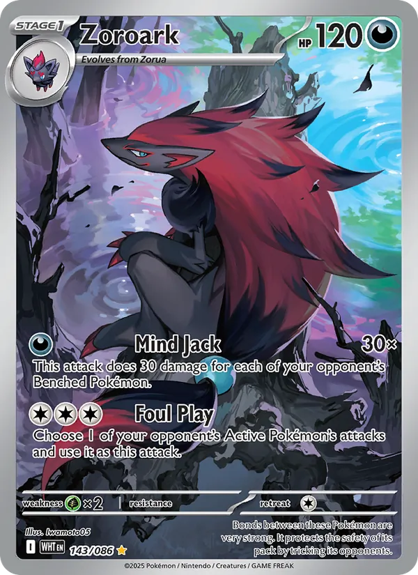 Zoroark — White Flare #143 (Pokémon TCG card)
