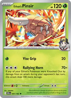 Ethan's Pinsir (Destined Rivals #001)