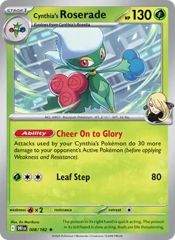 Cynthia's Roserade (Destined Rivals #008)