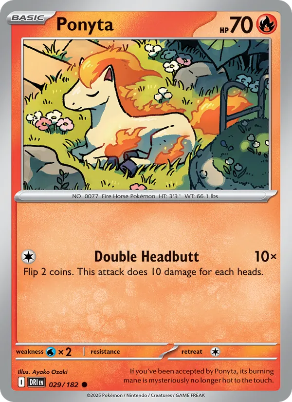 Ponyta — Destined Rivals #029 (Pokémon TCG card)