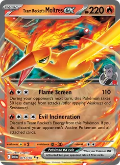 Team Rocket's Moltres ex (Destined Rivals #031)