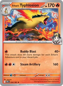 Ethan's Typhlosion (Destined Rivals #034)