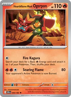 Hearthflame Mask Ogerpon (Destined Rivals #044)