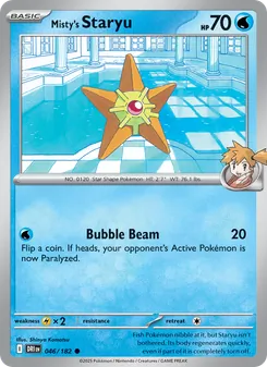 Misty's Staryu (Destined Rivals #046)