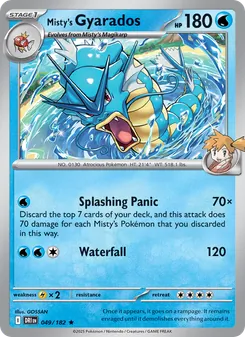 Misty's Gyarados (Destined Rivals #049)
