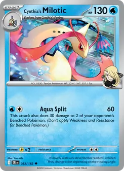 Cynthia's Milotic (Destined Rivals #053)