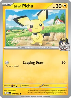 Ethan's Pichu (Destined Rivals #071)
