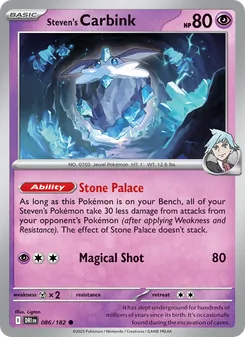 Steven's Carbink (Destined Rivals #086)