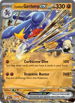 Cynthia's Garchomp ex (Destined Rivals #104)