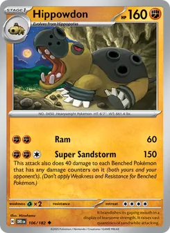 Hippowdon (Destined Rivals #106)