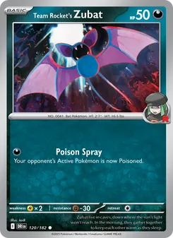 Team Rocket's Zubat (Destined Rivals #120)