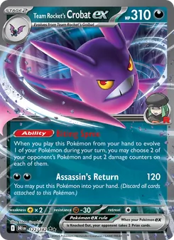 Team Rocket's Crobat ex (Destined Rivals #122)