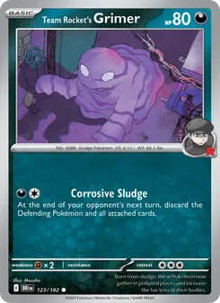 Team Rocket's Grimer (Destined Rivals #123)