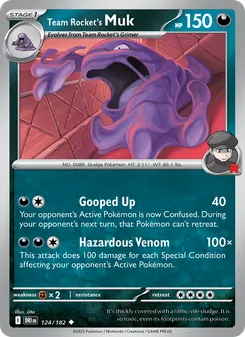 Team Rocket's Muk (Destined Rivals #124)