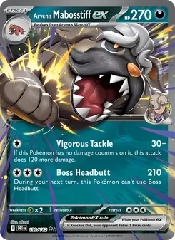 Arven's Mabosstiff ex (Destined Rivals #139)