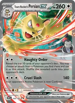 Team Rocket's Persian ex (Destined Rivals #150)