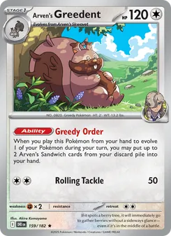 Arven's Greedent (Destined Rivals #159)