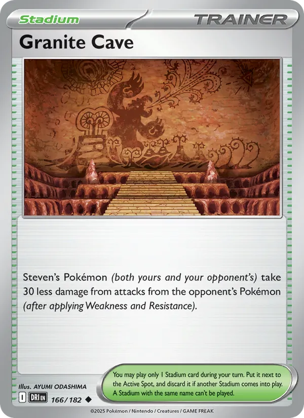 Granite Cave — Destined Rivals #166 (Pokémon TCG card)