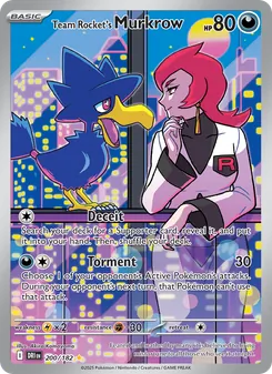Team Rocket's Murkrow (Destined Rivals #200)