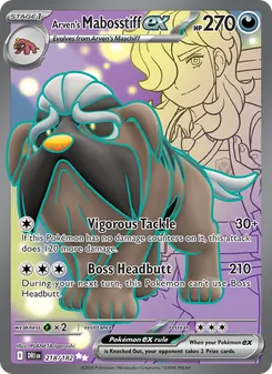 Arven's Mabosstiff ex (Destined Rivals #218)