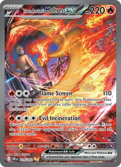 Team Rocket's Moltres ex (Destined Rivals #229)