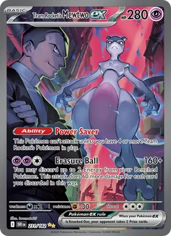Team Rocket's Mewtwo ex (Destined Rivals #231)