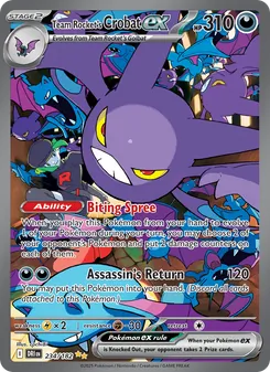 Team Rocket's Crobat ex (Destined Rivals #234)