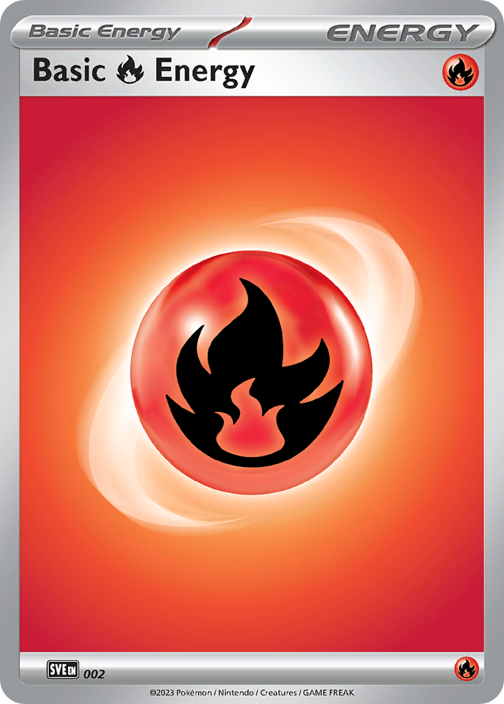 Fire Energy — Scarlet & Violet Energy #002 (Pokémon TCG card)
