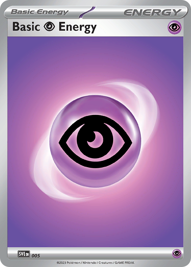 Psychic Energy — Scarlet & Violet Energy #005 (Pokémon TCG card)