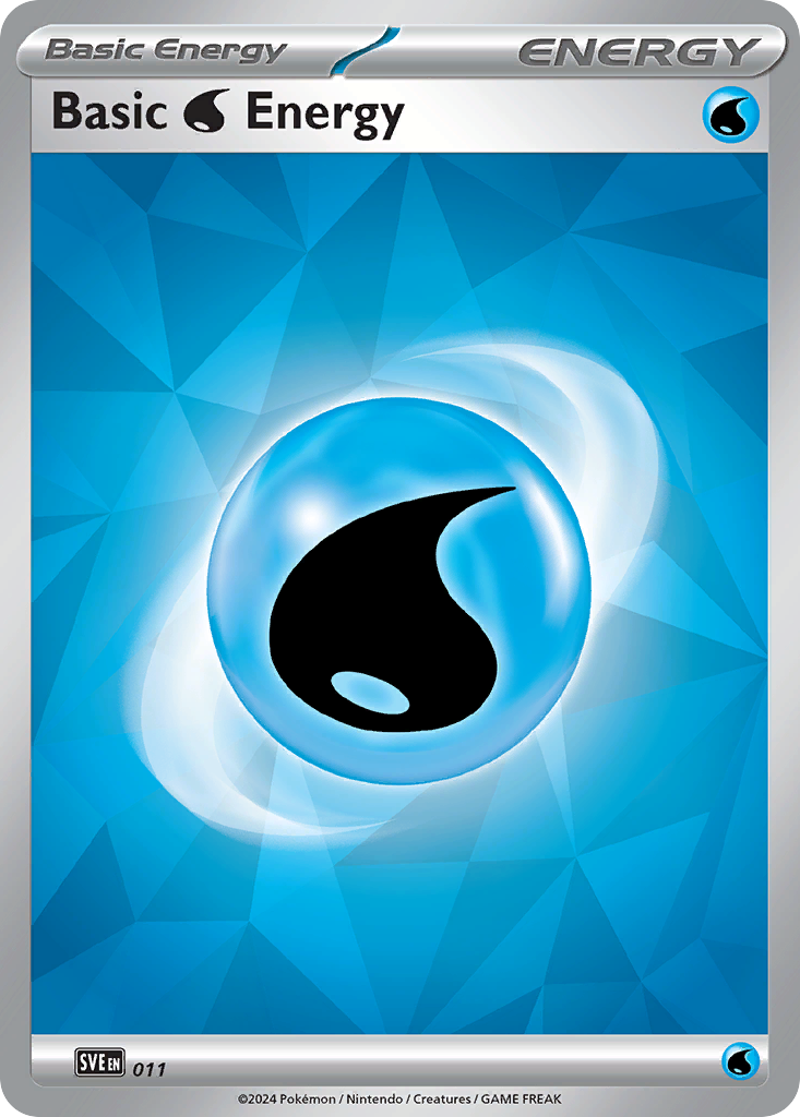 Water Energy — Scarlet & Violet Energy #011 (Pokémon TCG card)