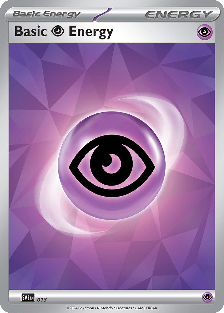 Psychic Energy — Scarlet & Violet Energy #013 (Pokémon TCG card)