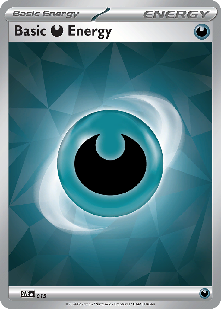 Darkness Energy — Scarlet & Violet Energy #015 (Pokémon TCG card)