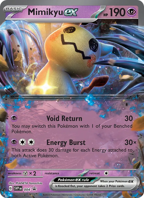 Mimikyu ex — SVP Black Star Promos #004 (Pokémon TCG card)