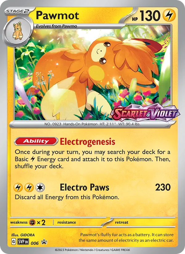Pawmot — SVP Black Star Promos #006 (Pokémon TCG card)