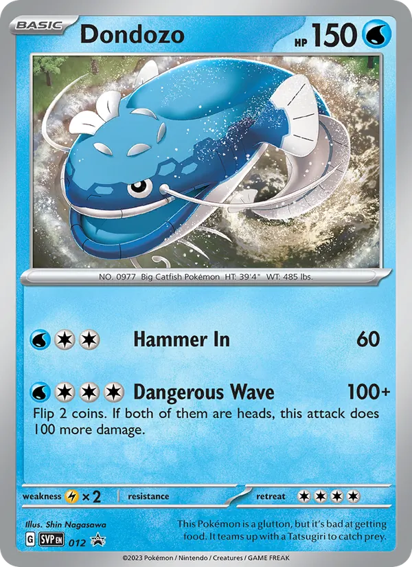 Dondozo — SVP Black Star Promos #012 (Pokémon TCG card)
