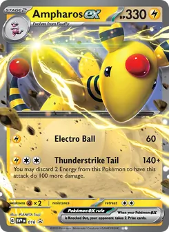 Ampharos ex (SVP Black Star Promos #016)