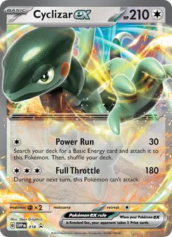 Cyclizar ex (SVP Black Star Promos #018)