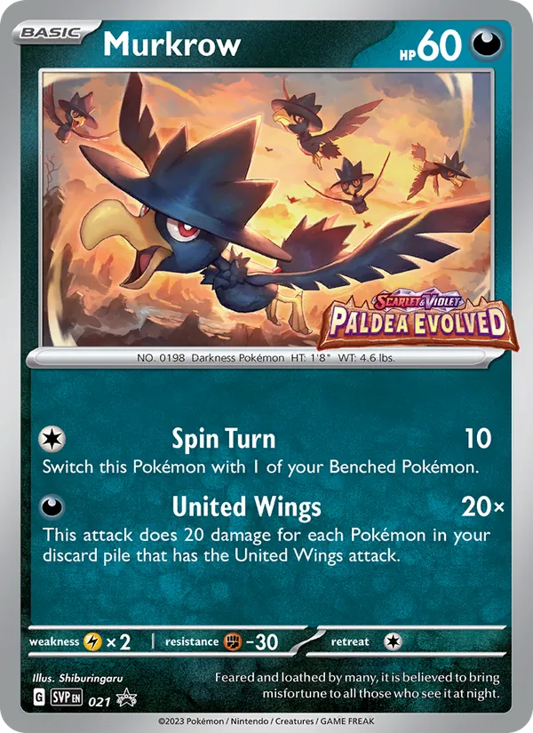Murkrow — SVP Black Star Promos #021 (Pokémon TCG card)