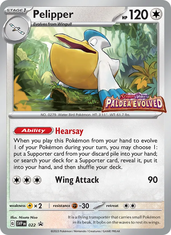 Pelipper — SVP Black Star Promos #022 (Pokémon TCG card)