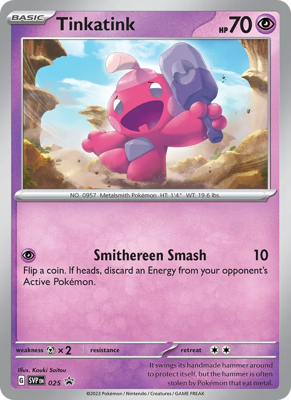 Tinkatink — SVP Black Star Promos #025 (Pokémon TCG card)