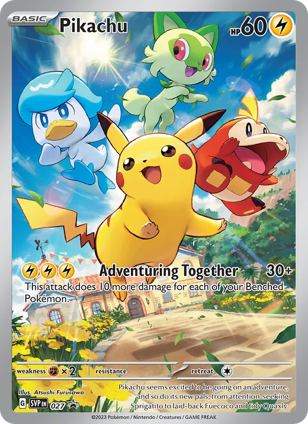 Pikachu — SVP Black Star Promos #027 (Pokémon TCG card)