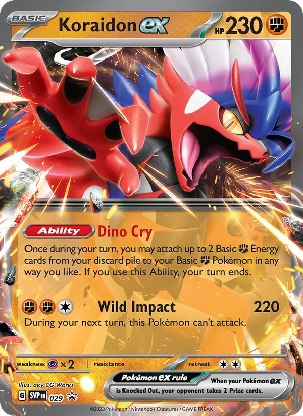 Koraidon ex — SVP Black Star Promos #029 (Pokémon TCG card)